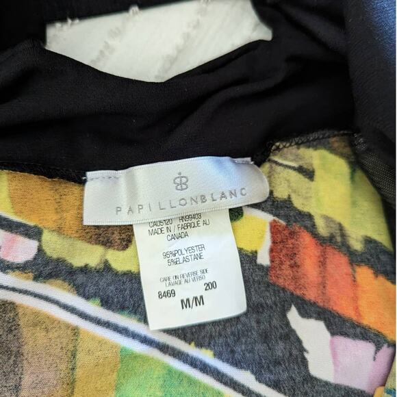 Papillon Blanc Colorful Abstract Dress size Medium - Picture 5 of 5